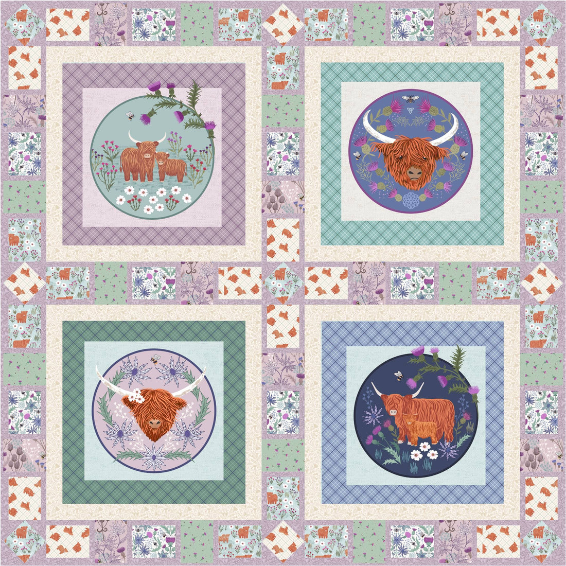 Lewis and Irene Fabric Panels & Labels Lewis and Irene A Celtic Summer Panel - The Sewing Studio