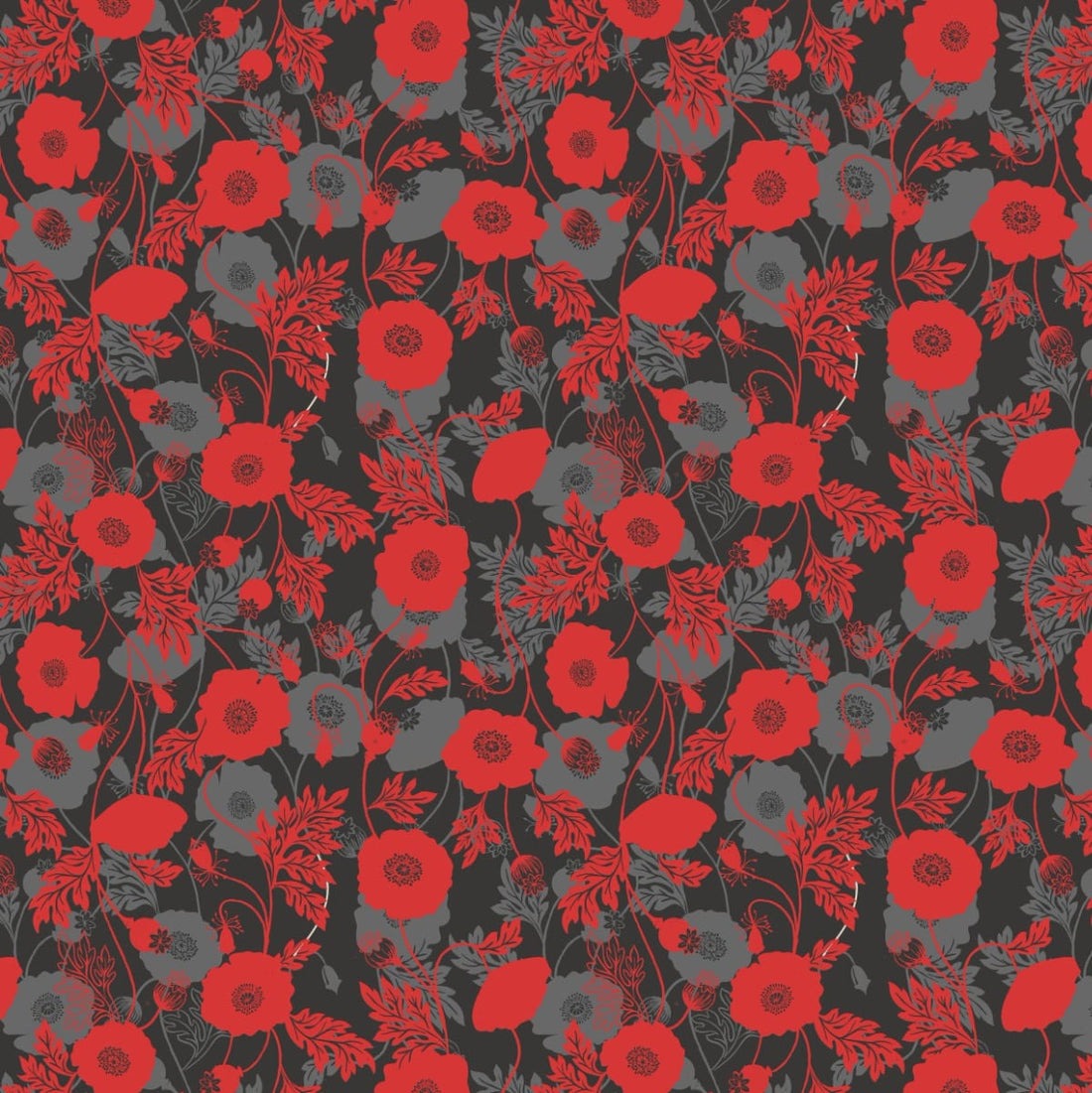 Lewis and Irene Fabric Lewis and Irene Poppies - The Sewing Studio