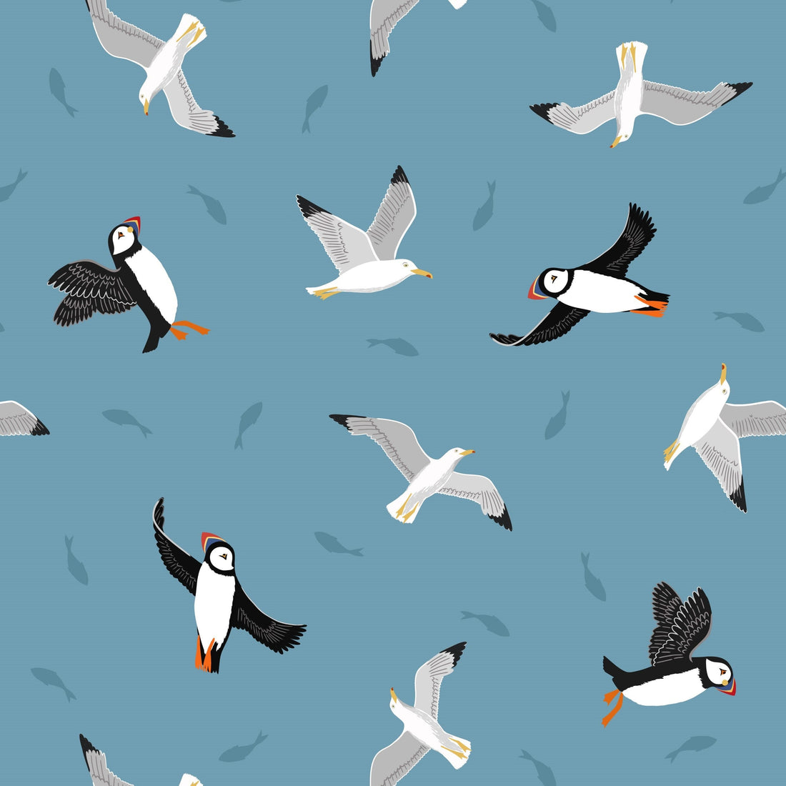 Lewis and Irene Fabric Lewis and Irene Small Things Coastal - The Sewing Studio