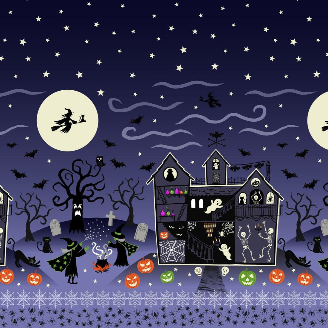 Lewis and Irene Fabric Lewis and Irene Haunted House - The Sewing Studio