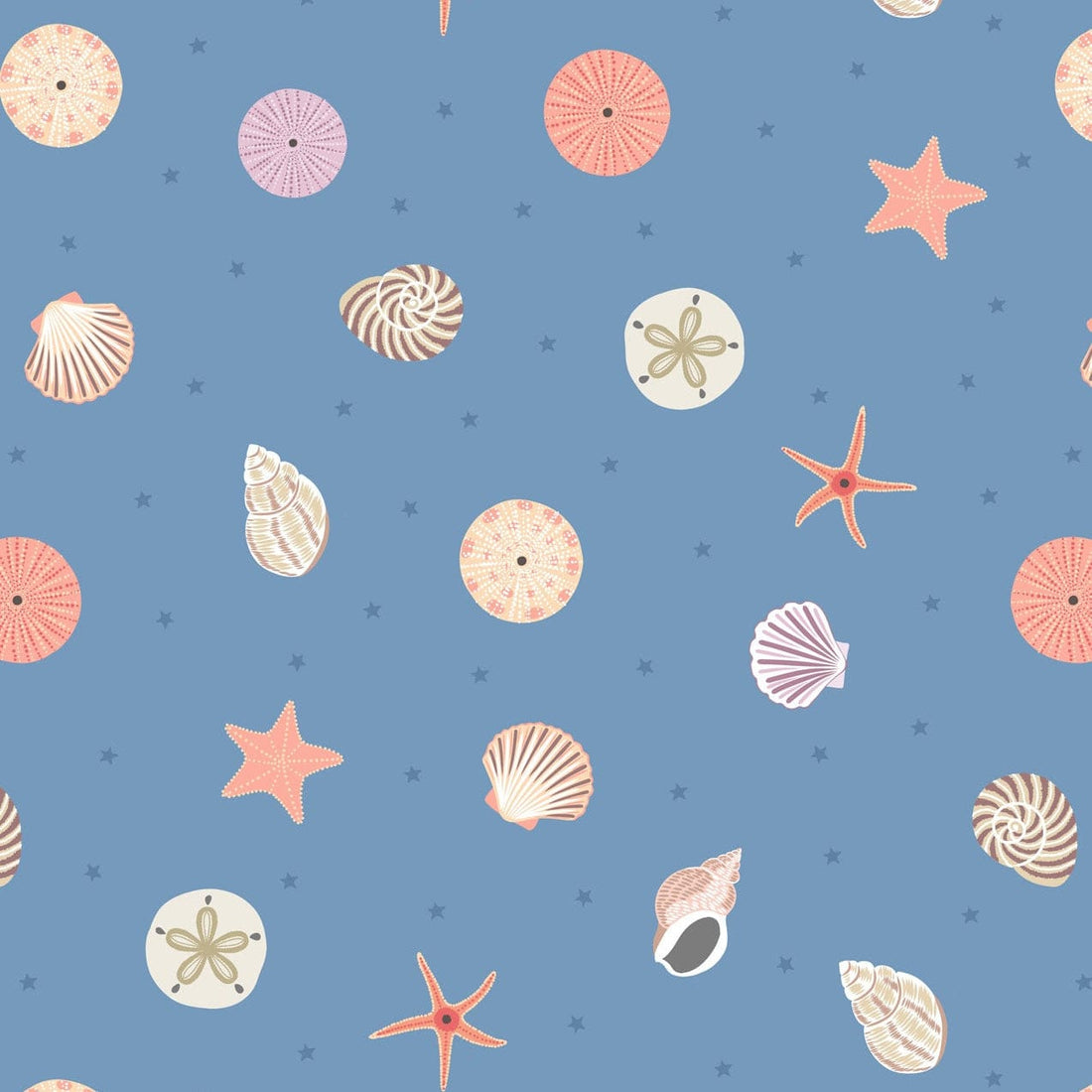 Lewis and Irene Fabric Lewis and Irene Small Things Coastal - The Sewing Studio