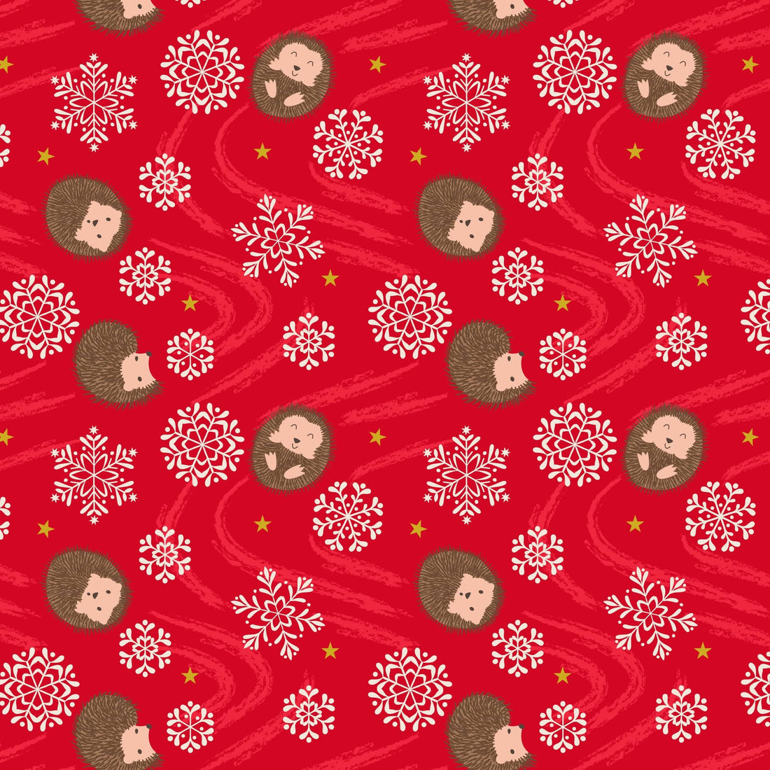 Multi-coloured Christmas Lewis and Irene Fabric Lewis & Irene Christmas in Bluebell Wood - The Sewing Studio