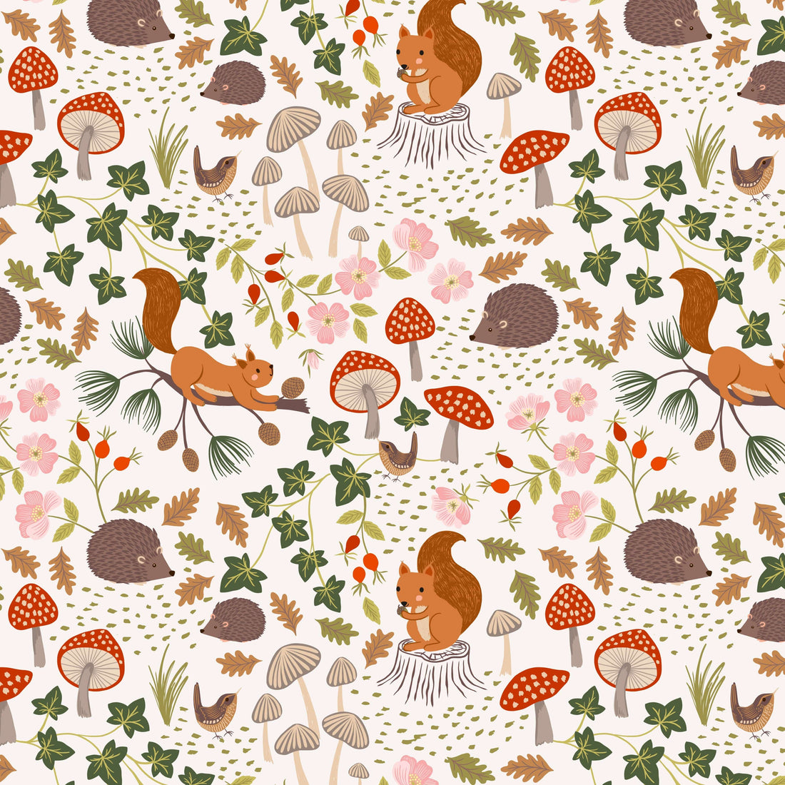 Lewis and Irene Fabric Lewis and Irene Snuggle Up Season Flannel - The Sewing Studio