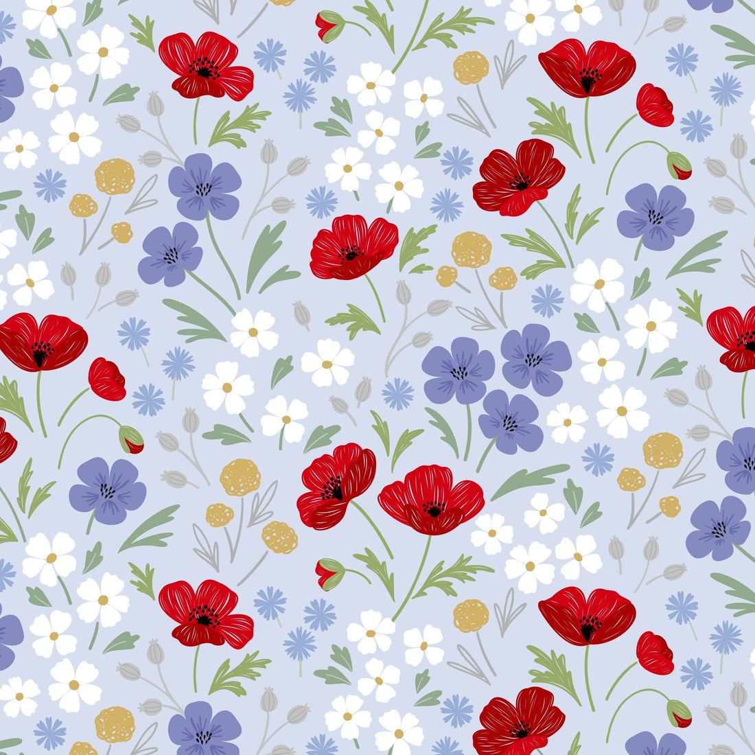 Lewis and Irene Fabric Lewis and Irene Forever Blooms - The Sewing Studio