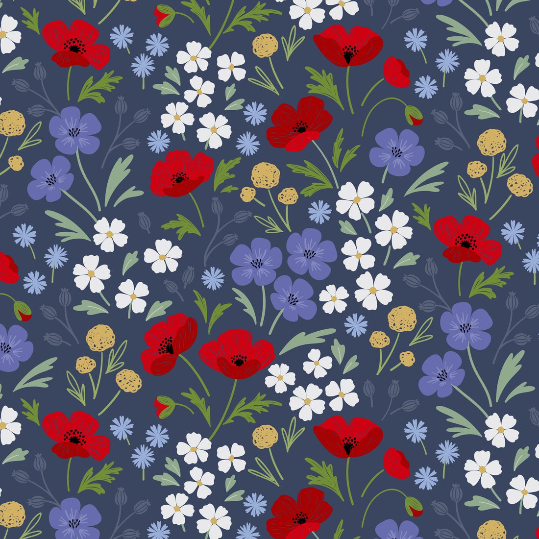 Lewis and Irene Fabric Lewis and Irene Forever Blooms - The Sewing Studio