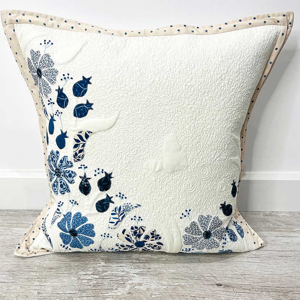 Lewis and Irene Patterns The Brensham Country Garden Cushion Pattern - The Sewing Studio