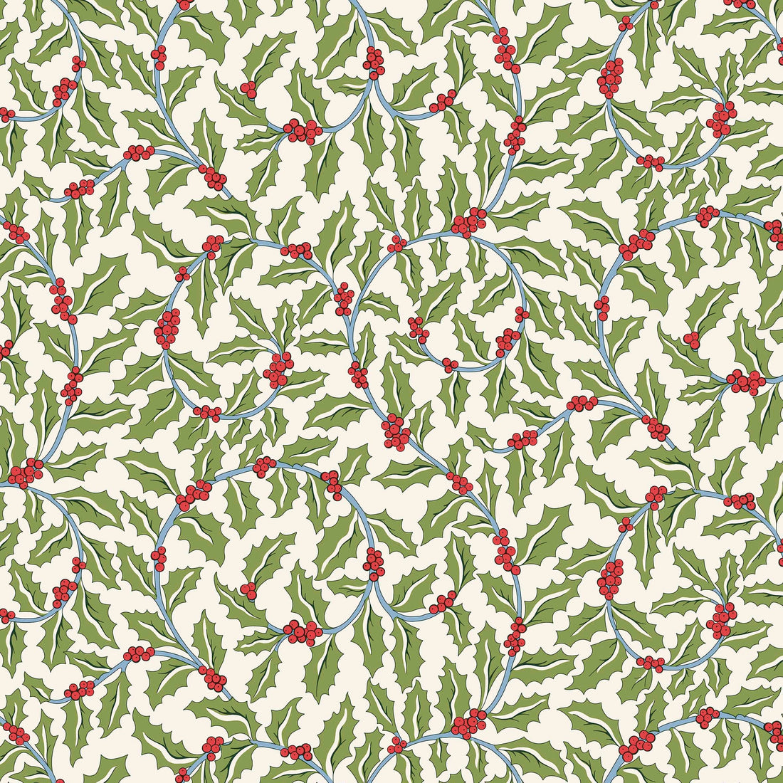 Multi-coloured Christmas Liberty Fabric Fabric Liberty Fabric Festive Greetings - The Sewing Studio