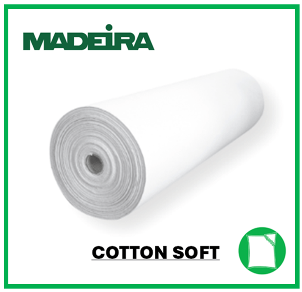 Madeira Embroidery Backing And Stabiliser Madeira Cotton Soft Tear Away Embroidery Backing White - The Sewing Studio