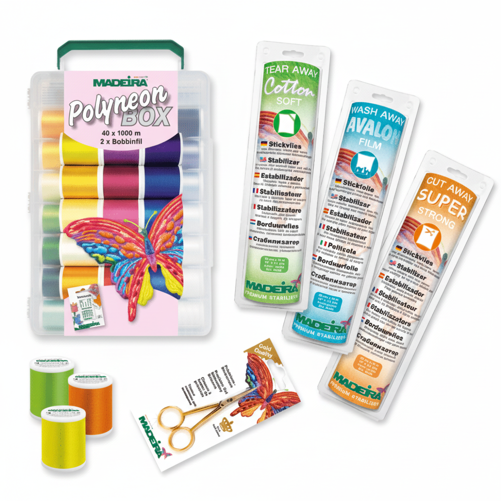 Madeira Sewing Machine Accessories Madeira Embroidery Starter Pack Plus - The Sewing Studio