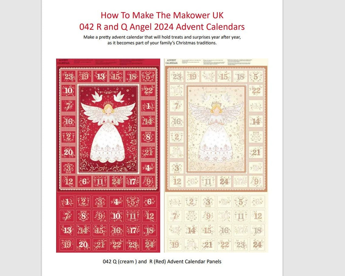 Makower Download Free How to Make Makower Angel 2024 Advent Calendar - The Sewing Studio