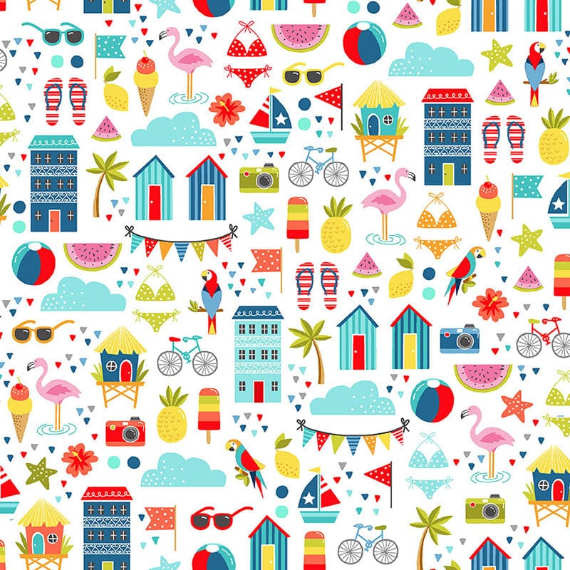 Makower Fabric Makower Pool Party - The Sewing Studio