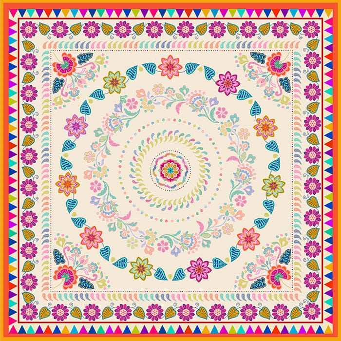 Makower Fabric Lewis & Irene Sambramha 58" Quilt Panel - The Sewing Studio