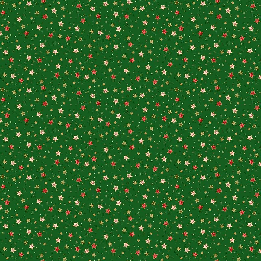 Makower Fabric Makower Christmas Fabric Jolly Saint Nick - The Sewing Studio