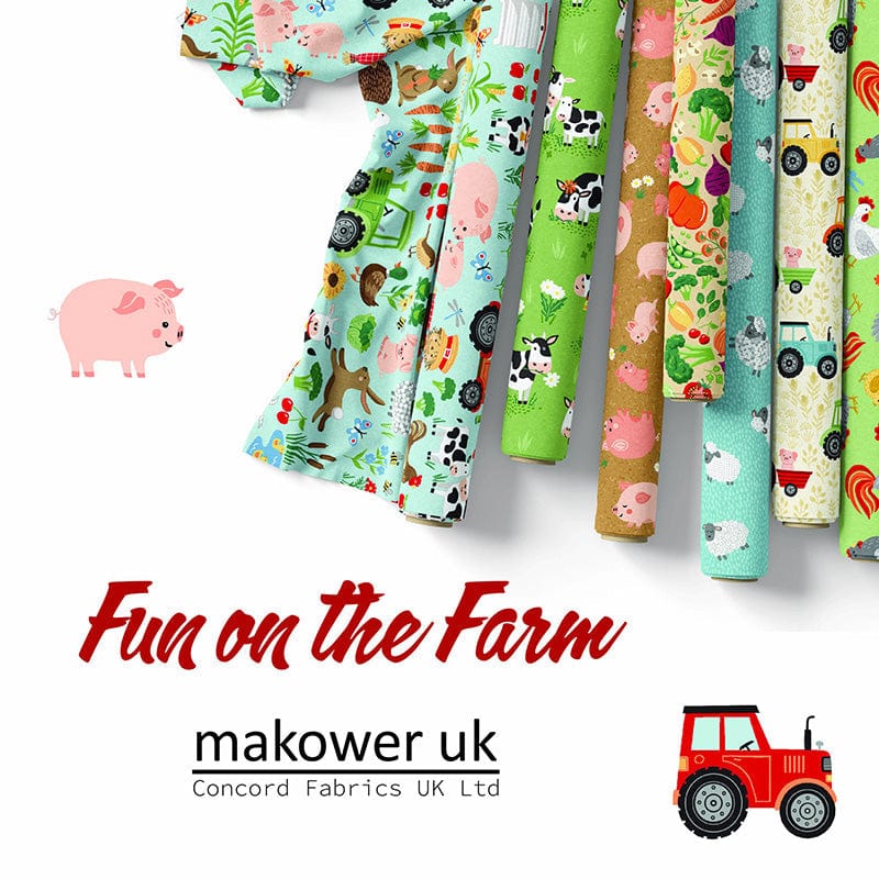 Makower Fabric Makower Fun on the Farm - The Sewing Studio