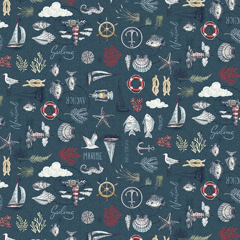 Makower Fabric Makower High Tide - The Sewing Studio