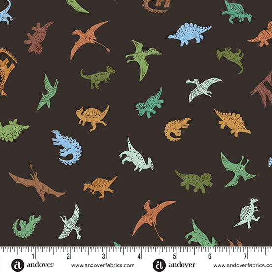 Makower Fabric Makower Fabric Prehistoric Dinosaur - The Sewing Studio