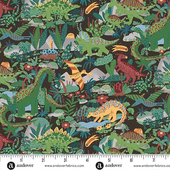 Makower Fabric Makower Fabric Prehistoric Dinosaur - The Sewing Studio