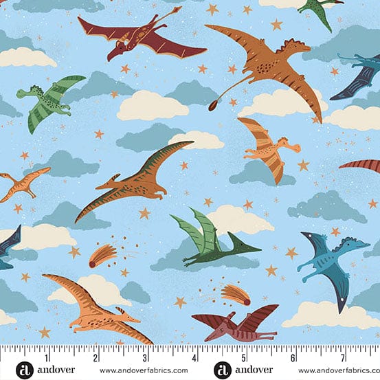 Makower Fabric Makower Fabric Prehistoric Dinosaur - The Sewing Studio