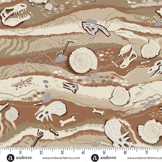 Makower Fabric Makower Fabric Prehistoric Dinosaur - The Sewing Studio