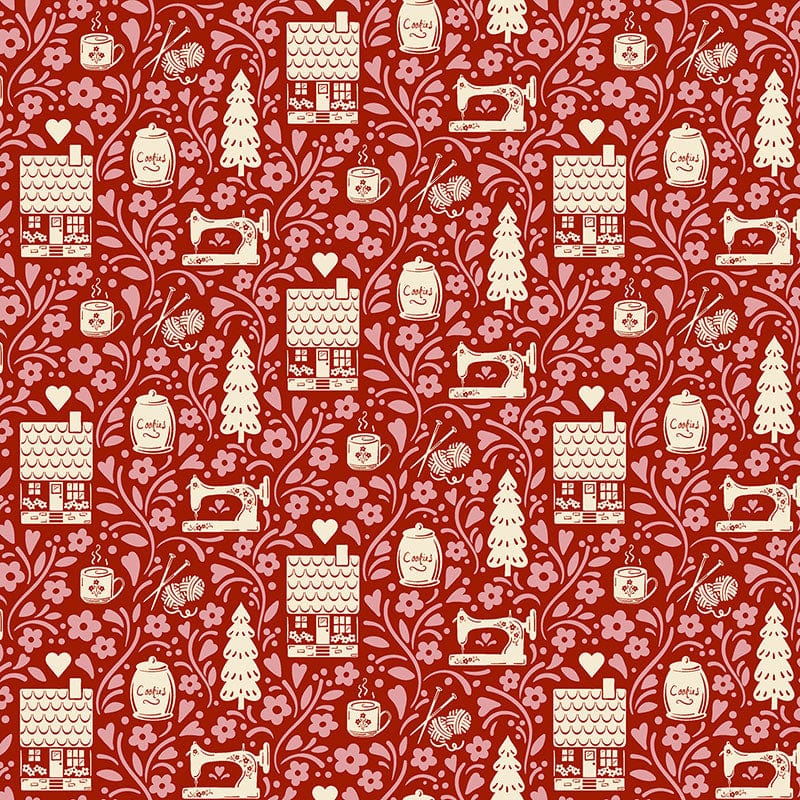 Makower Fabric Makower Cozy House - The Sewing Studio
