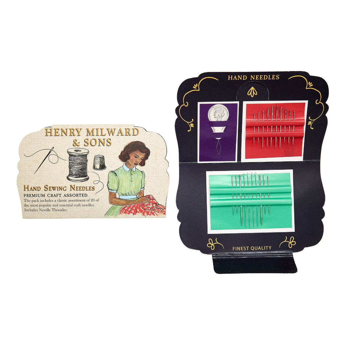 50 Pack Organ Sewing Machine Needles - Size 80/12 Universal Needles For Home Sewing