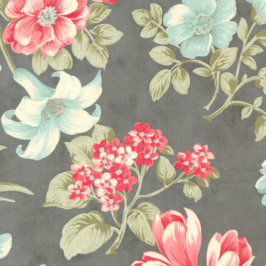 Moda Collections Etchings Bold Blossoms Charcoal 44330-15 Main Image