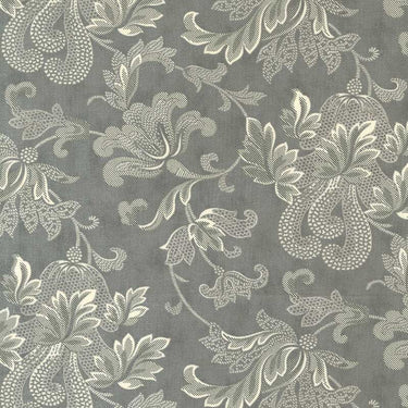 Moda Collections Etchings Friendly Flourish Charcoal 44335-15 Main Image