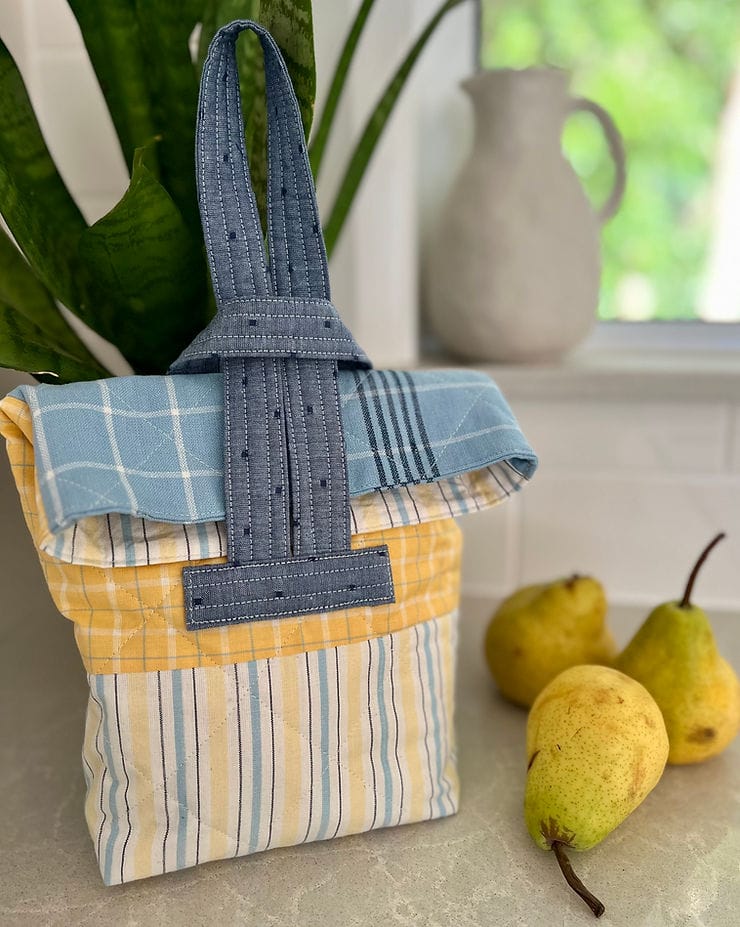 Free Pattern: Moda Foldie Holdie Toweling Bag