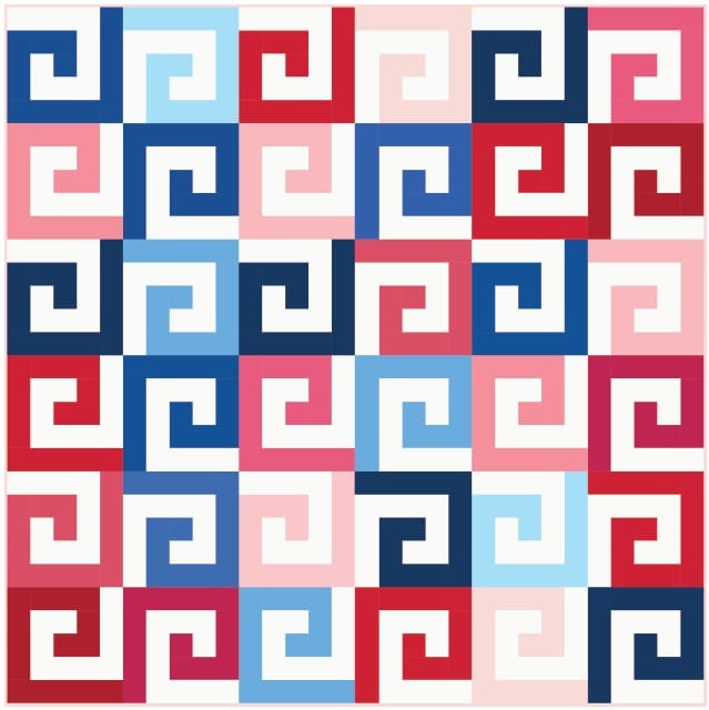 Free Pattern: Moda Project Jelly Roll 2026 Labyrinth Quilt