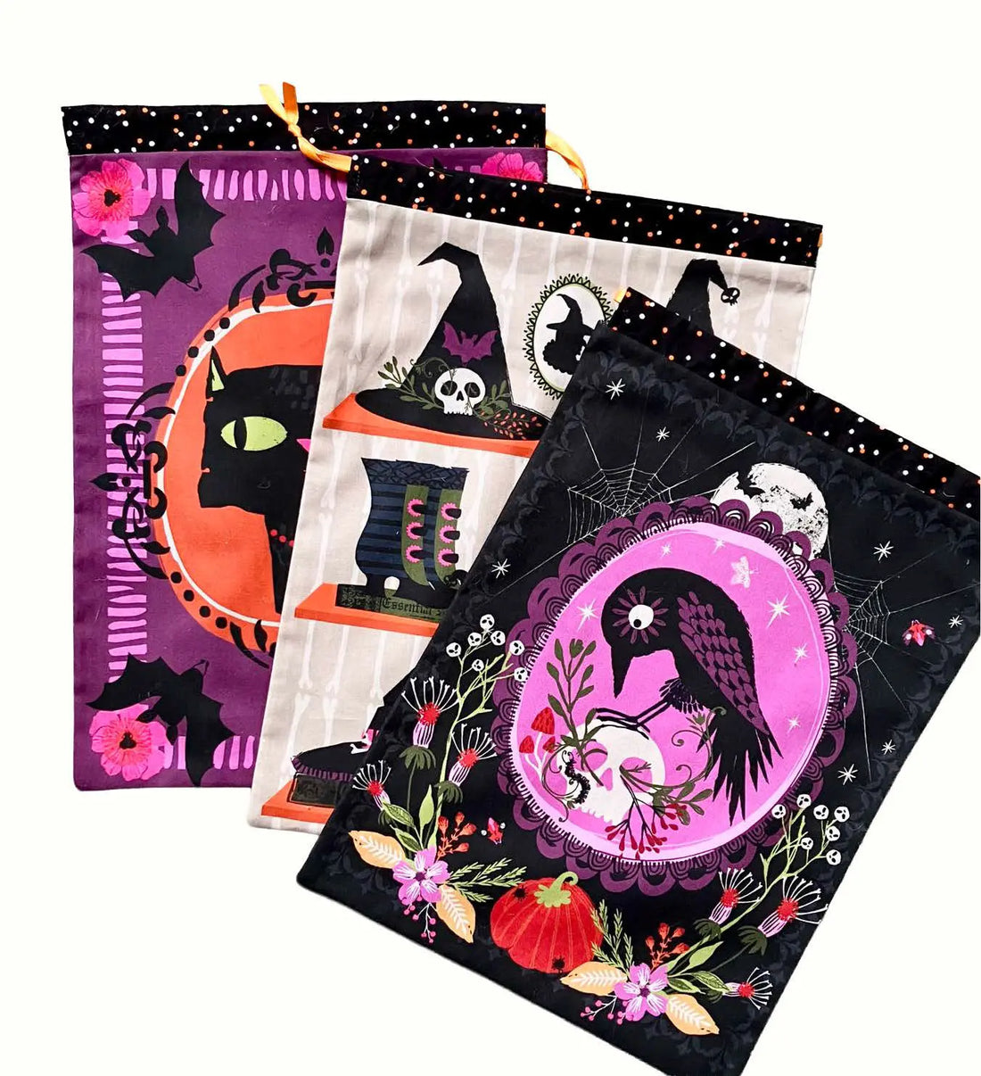 Free Pattern: Thread & Ink Hocus Pocus Halloween Sacks