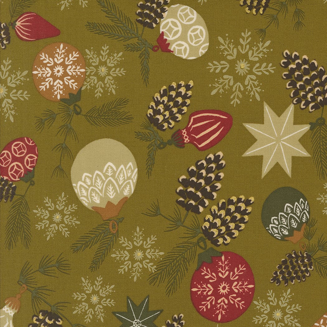 Moda Fabric Moda Old World Yuletide - The Sewing Studio