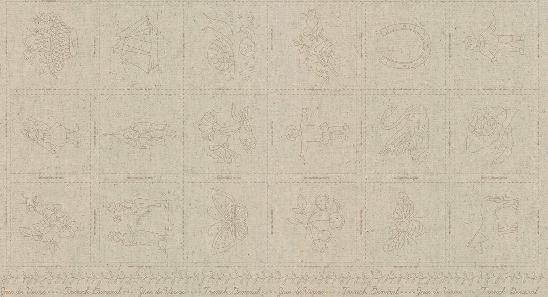 Moda Fabric Moda Joie De Vivre Panel - The Sewing Studio