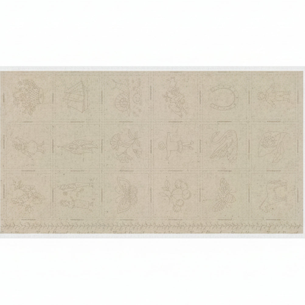 Brown Floral Moda Fabric Moda Joie De Vivre Panel - The Sewing Studio