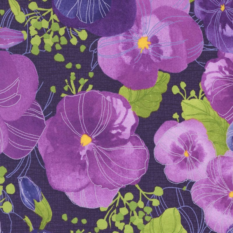 Moda Fabric Moda Pansys Posies - The Sewing Studio