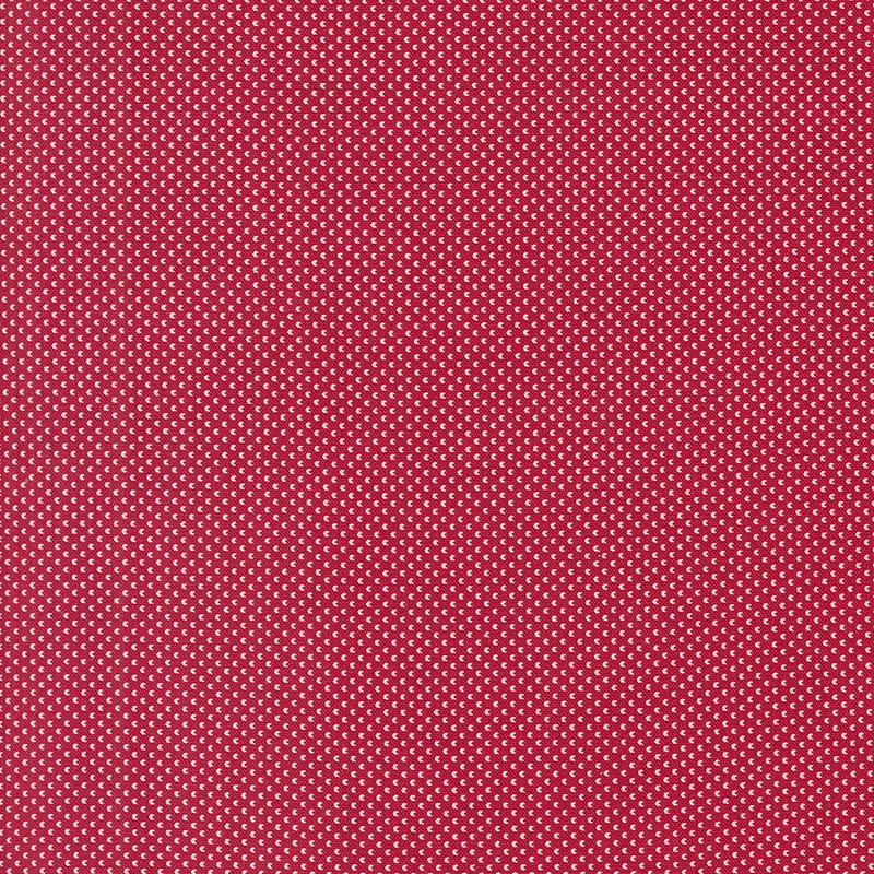 Moda Fabric Moda Dear Santa Mini Snowballs Crimson 49262-12 - The Sewing Studio