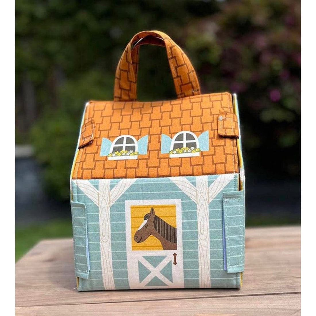 Moda Fabric Panels & Labels Moda Ponderosa Horse and Stable Toy Panel. Cut & Sew. 20868-11 - The Sewing Studio