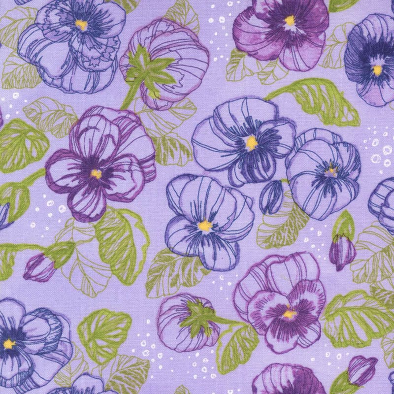 Moda Fabric Moda Pansys Posies - The Sewing Studio