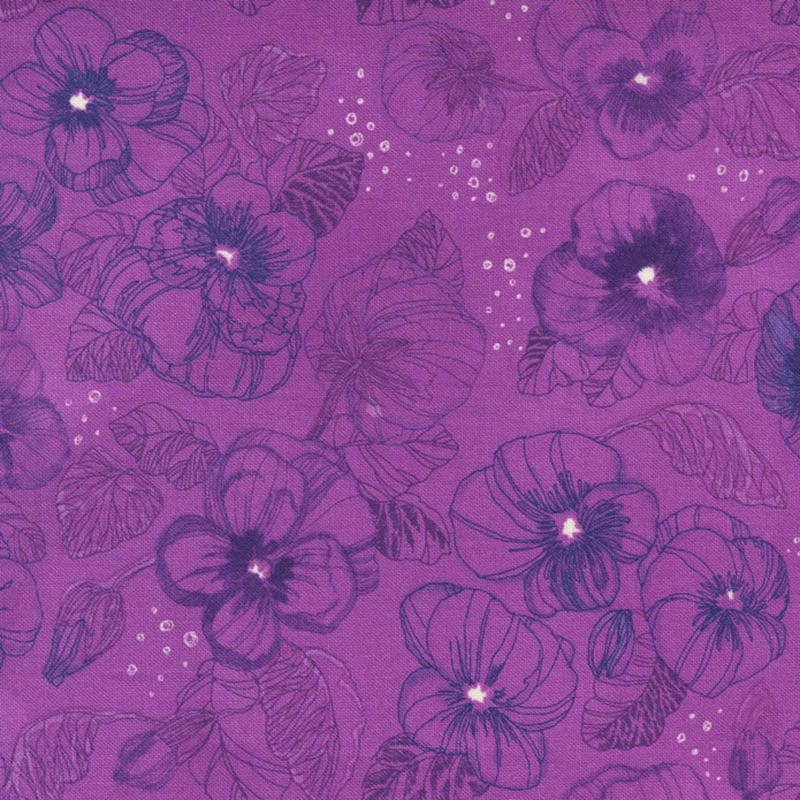 Moda Fabric Moda Pansys Posies - The Sewing Studio