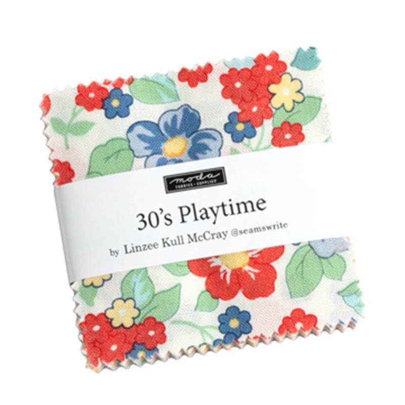Moda Fabric Pre Cuts Moda 30S Playtime 2024 Mini Charm 33750MC - The Sewing Studio