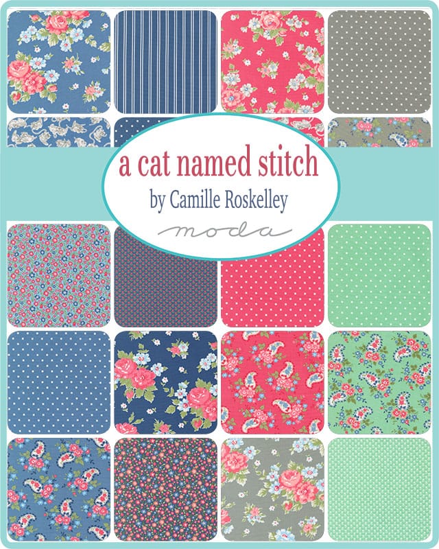 Moda Fabric Pre Cuts Moda A Cat Named Stitch Jelly Roll - The Sewing Studio