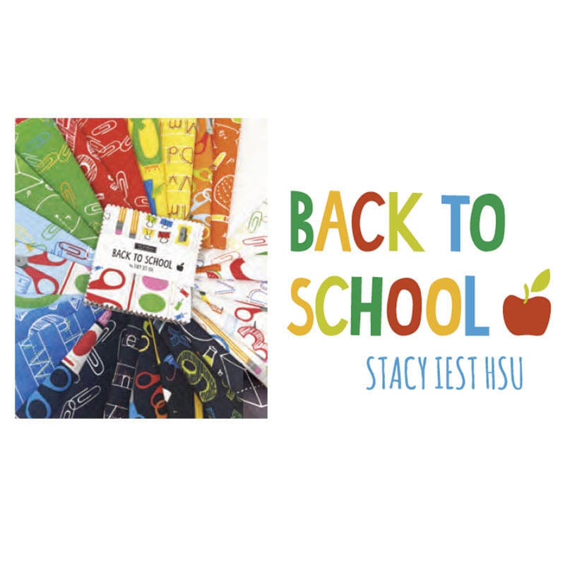 Moda Fabric Pre Cuts Moda Back To School Fat Quarter Pack 29 Piece 20890AB - The Sewing Studio