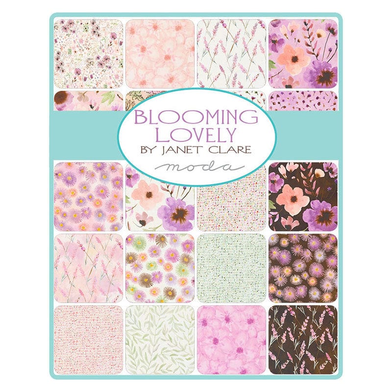 Moda Fabric Pre Cuts Moda Blooming Lovely Charm Pack 16970PP - The Sewing Studio