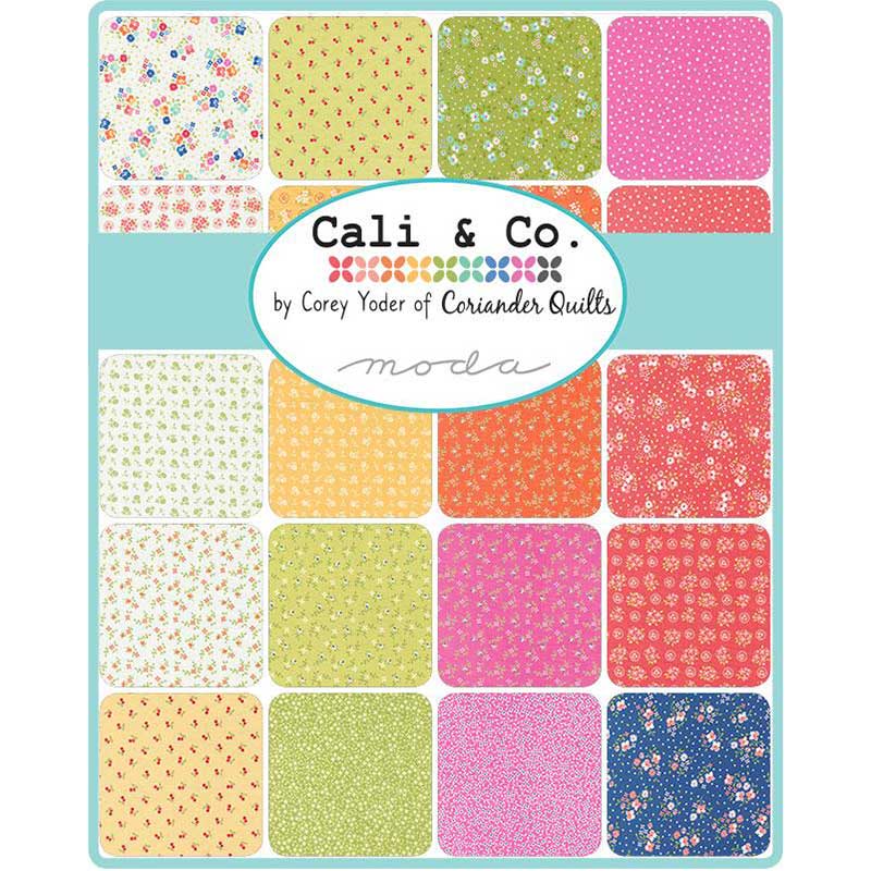 Moda Fabric Pre Cuts Moda Cali And Co Fat Quarter Pack 40 Piece 29190AB - The Sewing Studio