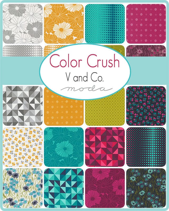 Moda Fabric Pre Cuts Moda Colour Crush Charm Pack 10880PP - The Sewing Studio