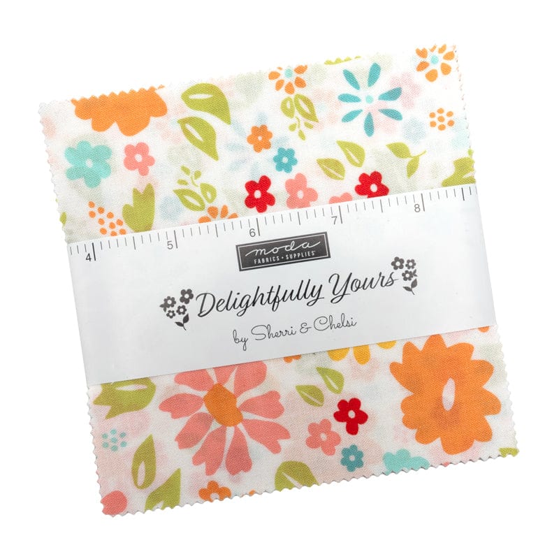 Moda Fabric Pre Cuts Moda Delightfully Yours Charm Pack - The Sewing Studio