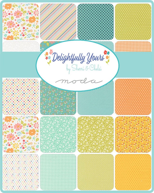 Moda Fabric Pre Cuts Moda Delightfully Yours Layer Cake - The Sewing Studio