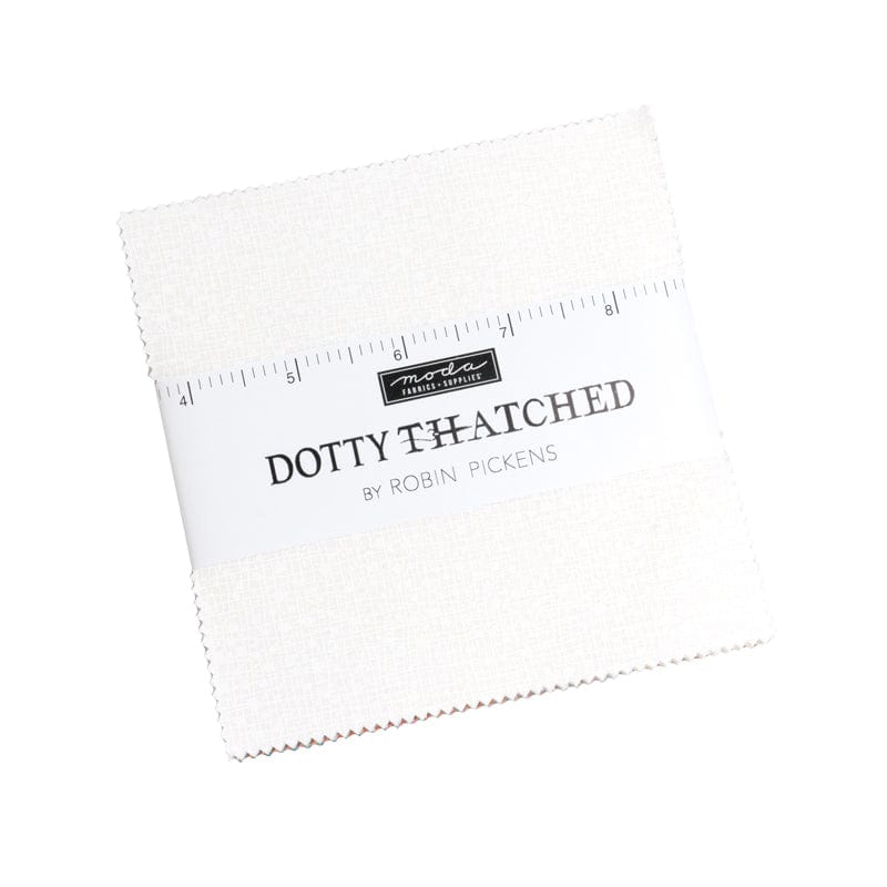 Moda Fabric Pre Cuts Moda Dotty Thatched Charm Pack - The Sewing Studio