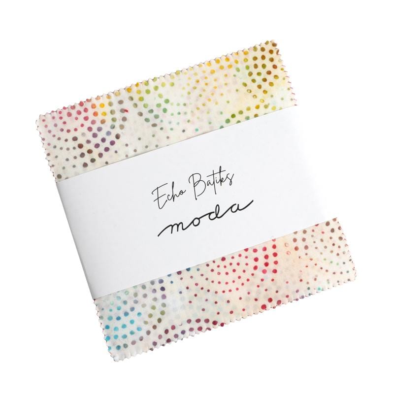 Moda Fabric Pre Cuts Moda Echo Batik Charm Pack 4369PP - The Sewing Studio