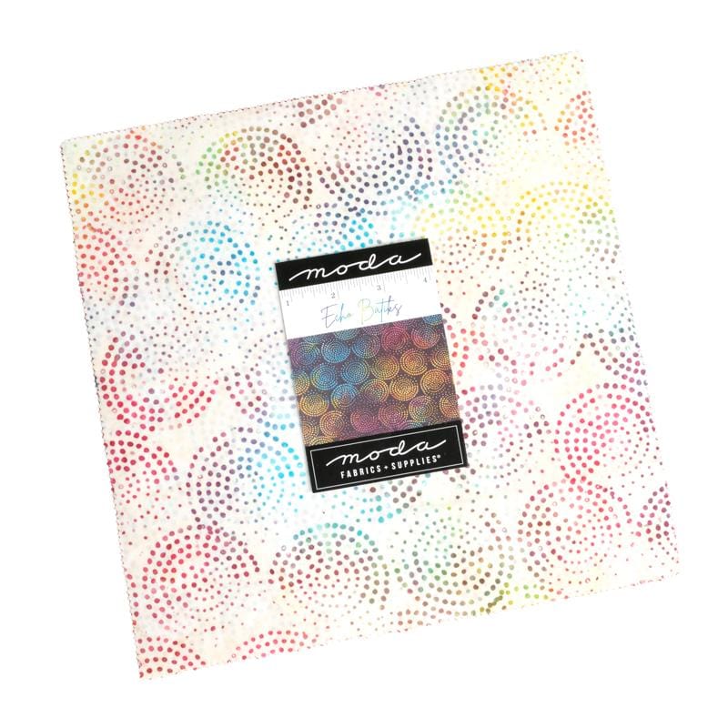 Moda Fabric Pre Cuts Moda Echo Batik Layer Cake 4369LC - The Sewing Studio
