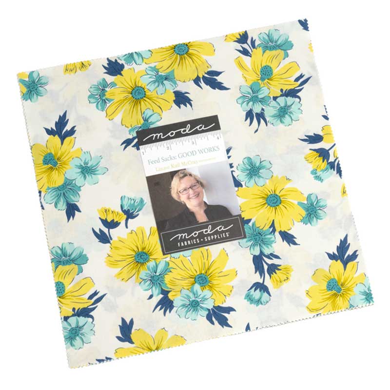 Moda Fabric Pre Cuts Moda Feed Sacks Good Works Layer Cake 23350LC - The Sewing Studio